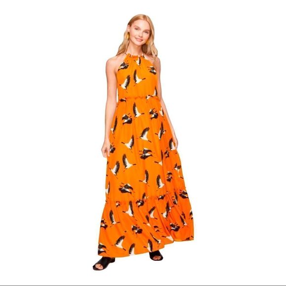 NWT Roller Rabbit Flying Karma Tegan Maxi Dress - Picture 2 of 6